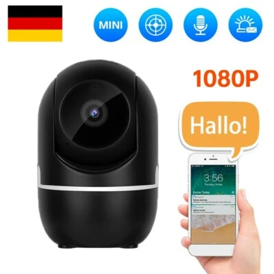 MARKENLOS Cámara WiFi Wifi IP Camera 1080P HD Cámara de vigilancia Visión nocturna Bebé Mascota