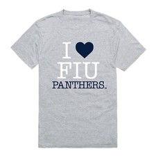 Florida International University Panthers FIU NCAA Cotton I Love Tee T Shirt  