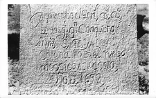 Postcard RPPC New Mexico El Morro National Monument Historic Marker 22-13656