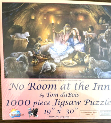 No Room At The Inn 1000 Piece Jigsaw Puzzle By SunsOut New & Factory Sealed!