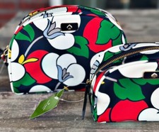 NWT Kate Spade New York Multicolor Dawn Breezy Floral S  Med Dome Cosmetic Set