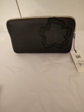 Image of Ted Baker Jellin Magnolia Silicone wash Bag Toiletry Bag in Black new tags
