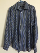 Bugatchi Uomo Mens Long Sleeve XL Dress Shirt