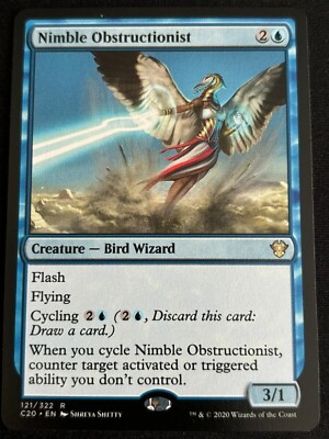 1x MTG Nimble Obstructionist - Commander 2020 (C20) #121