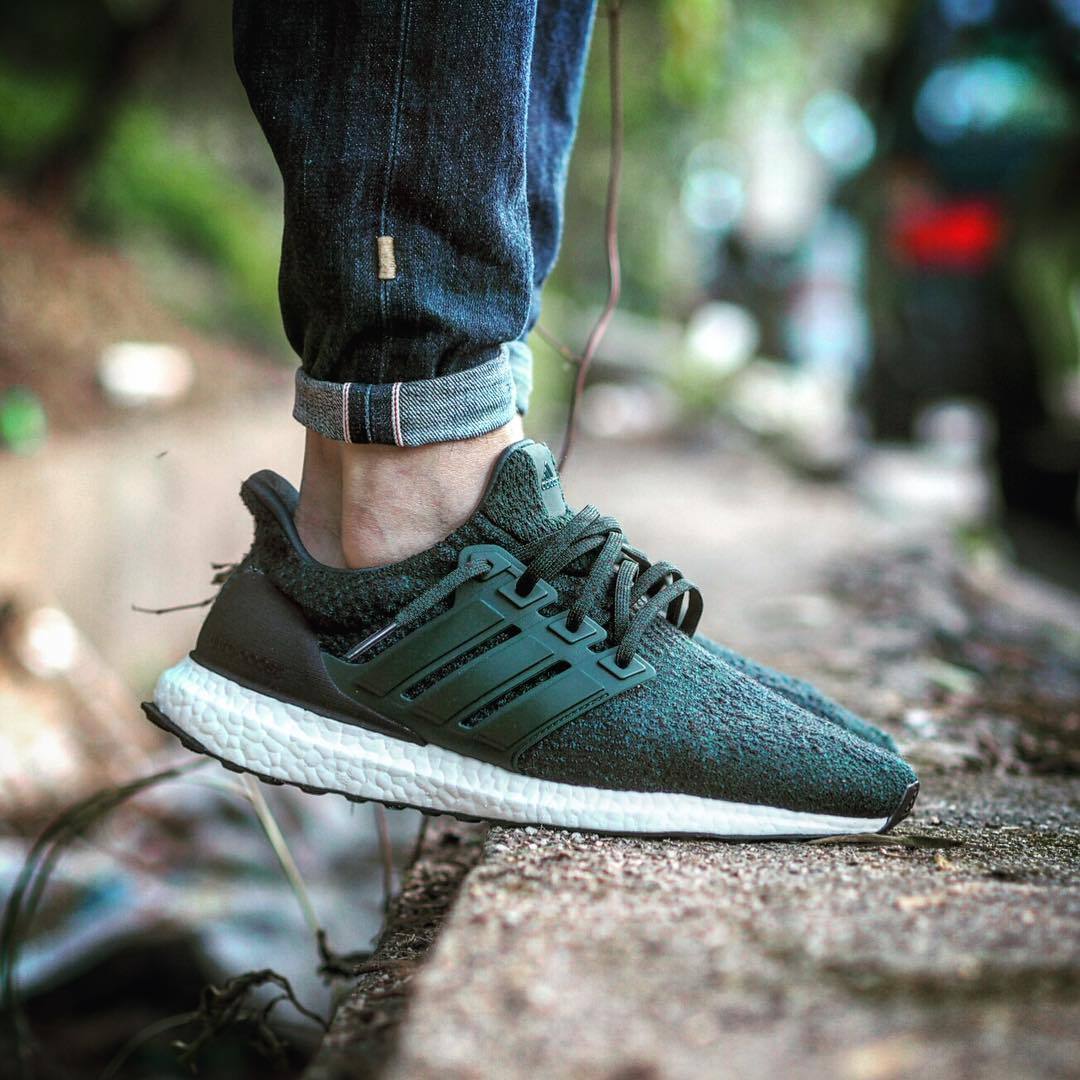 Independiente muñeca Arena Adidas Ultra Boost 3.0 Dark Green Size 8.5. S82024 | eBay