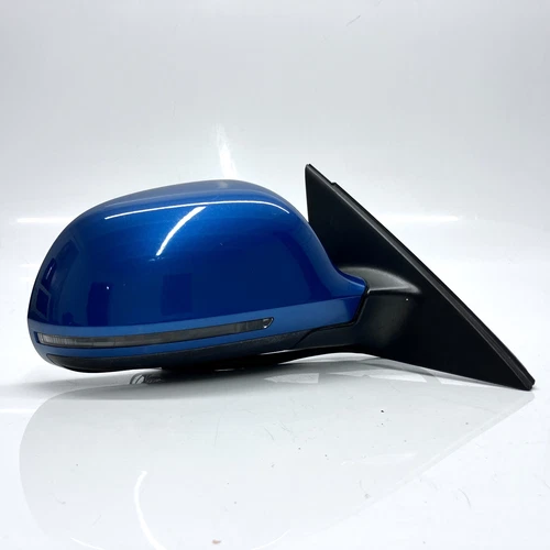 Audi A4 B8 RIGHT door wing mirror POWERFOLD Blind spot  AUTO dim UK Driver O/S