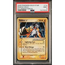 Raikou Star 114/115 EX Unseen Forces Holo W/ Swirl PSA 9 🌀🥵 on eBay