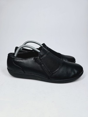Clarks Collection Medora Gale Damenschuhe UK-Größe 8 D schwarzes Leder