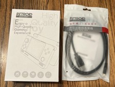 Retroid Pocket 2 Viola Android Console di Gioco Portatile CON TONNELLATE DI GIOCHI Cavo