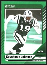 2024 Donruss Press Proof Green #151 Keyshawn Johnson Card