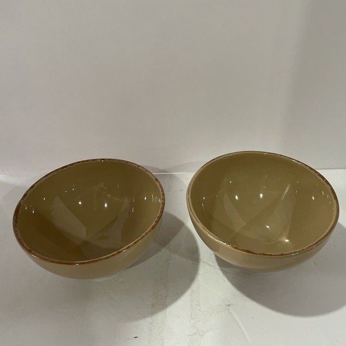 Two Vietri Cream Colored Tuscany 6" Bowls - Picture 1 of 4