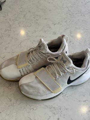 Pre-Owned. Nike PG 1 White Ice Chrome Men's Size 11. Basketball Shoes