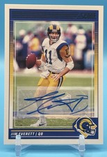 2024 Panini Score - JIM EVERETT #162 - Signatures AUTO Los Angeles Rams