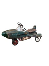 Vintage Rare Murray Atomic Missile Pedal Car Chain Drive 1950's- As Found