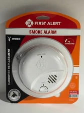 First Alert Smoke Detector & Alarm Wired ~Standard~ 1046834