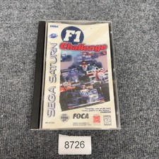 F1 Challenge Sega Saturn Complete w/ Manual CIB VGC