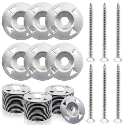 200 Pcs Foam Board Fasteners Kit Washers for Insulation Foam Board Panels 100Pcs