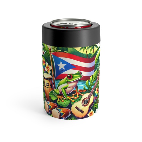 Puerto Rico Dosenhalter - Getränkekühler, Beer Hugger, Soda Halter, Karibik Party - Bild 2 von 5