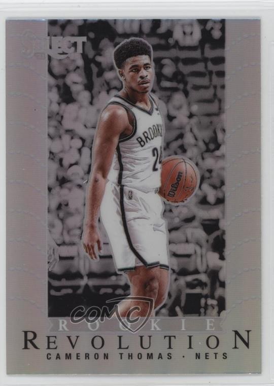 2021-22 Panini Select Rookie Revolution Silver Prizm Cameron Thomas #7 1hc0