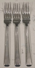 3 x Gorham TRISTAN Stainless SATIN 18/8 Desig...