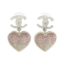 Chanel Earrings Women Pink One Size