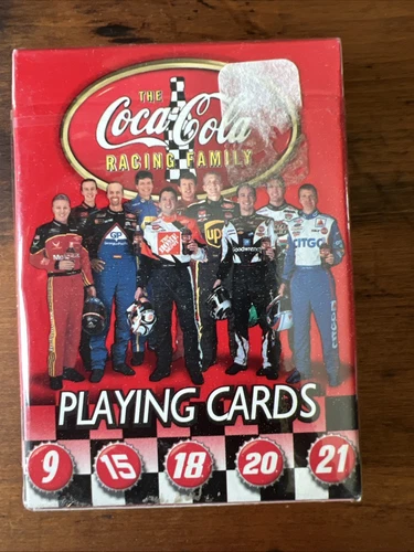 NASCAR Coca Cola Racing Family U.S. Playing Card Company Playing Cards. New.