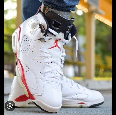 New 10 Nike Air Jordan 6 VI Retro White Infrared Black 2014 OG