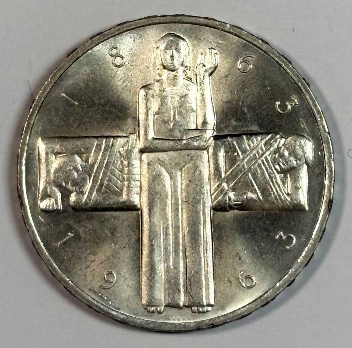 1963年スイス赤十字 5フラン銀貨 PCGS認証 トーン❗️ 1963 Swiss Coins for sale | eBay