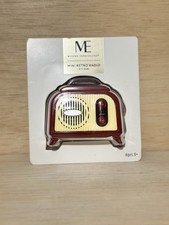 Modern Expressions Mini Retro Radio FM Hi-Fi Sound Auto Scan Small Radio