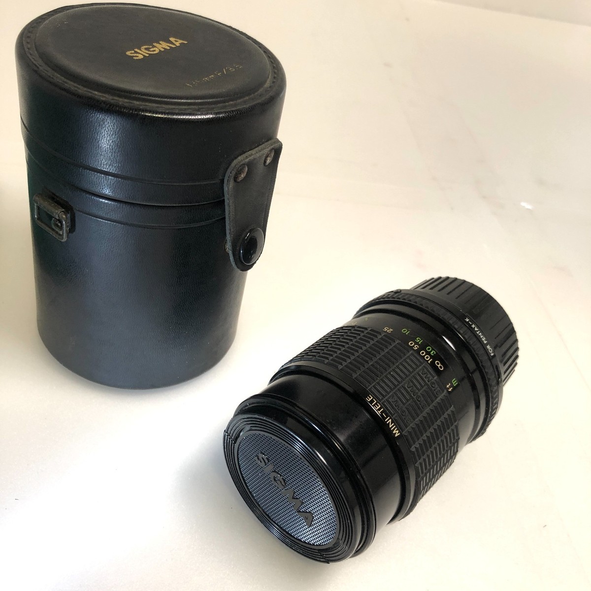 Exc+5] SIGMA f/3.5 135mm Pentax-K Mount MF (Prime Len) with Case