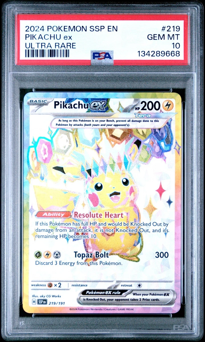 Pikachu Pokémon TCG Professional Sports Authenticator (PSA) Grade