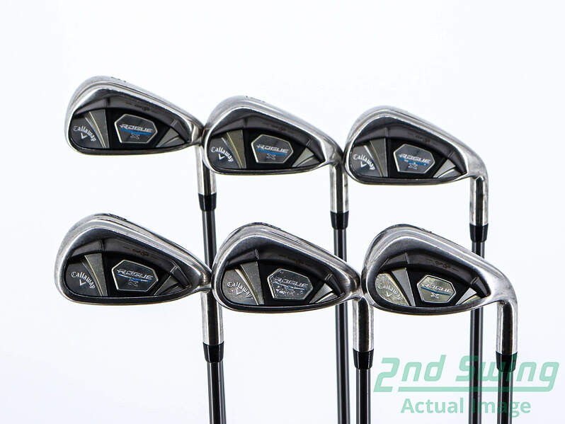 Callaway Rogue X 5-PW Graphite Senior Right-Handed Iron Set 38.75in