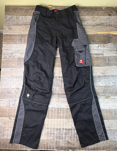 Engelbert Strauss Cargo Pants Mens 28x34 Black Motion 2020 Work Trousers Pockets