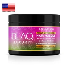 Sage & Lychee Hair Masque Treatment for Stronger, Healthier Hair - Biotin Infuse