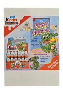 Foglio pubblicitario 1993 CRAZY CROCOS