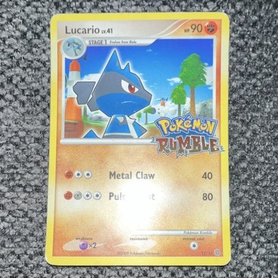Pokémon TCG Lucario 12/16 Pokemon Rumble Promo 