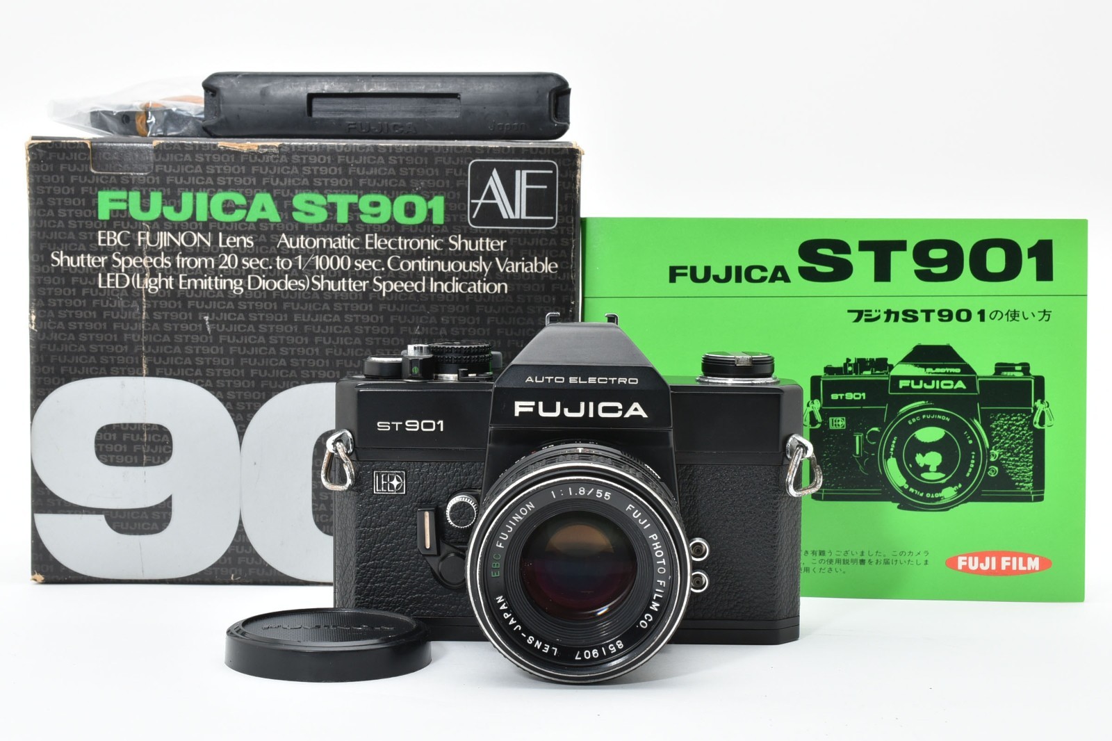 【MINT in box 】 FUJICA ST 901 35mm film camera w/  Fujinon 55