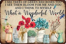 Funny Garden Plant Flower Sign Outdoor Yard Decor Humorous Gardening Gift 12x8in