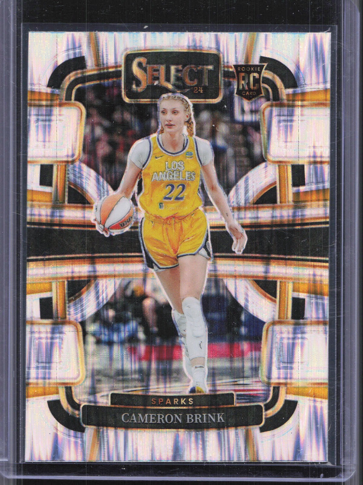 2024 Panini Select WNBA #56 Cameron Brink Prizms Silver Flash