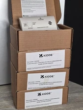 Lot of 4 Kidde Carbon Monoxide Alarms KN-COB-LP3 21033509 Battery Powered