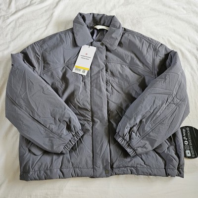 Lululemon Insulated Oversized Collared Jacket SOGY Solar Grey