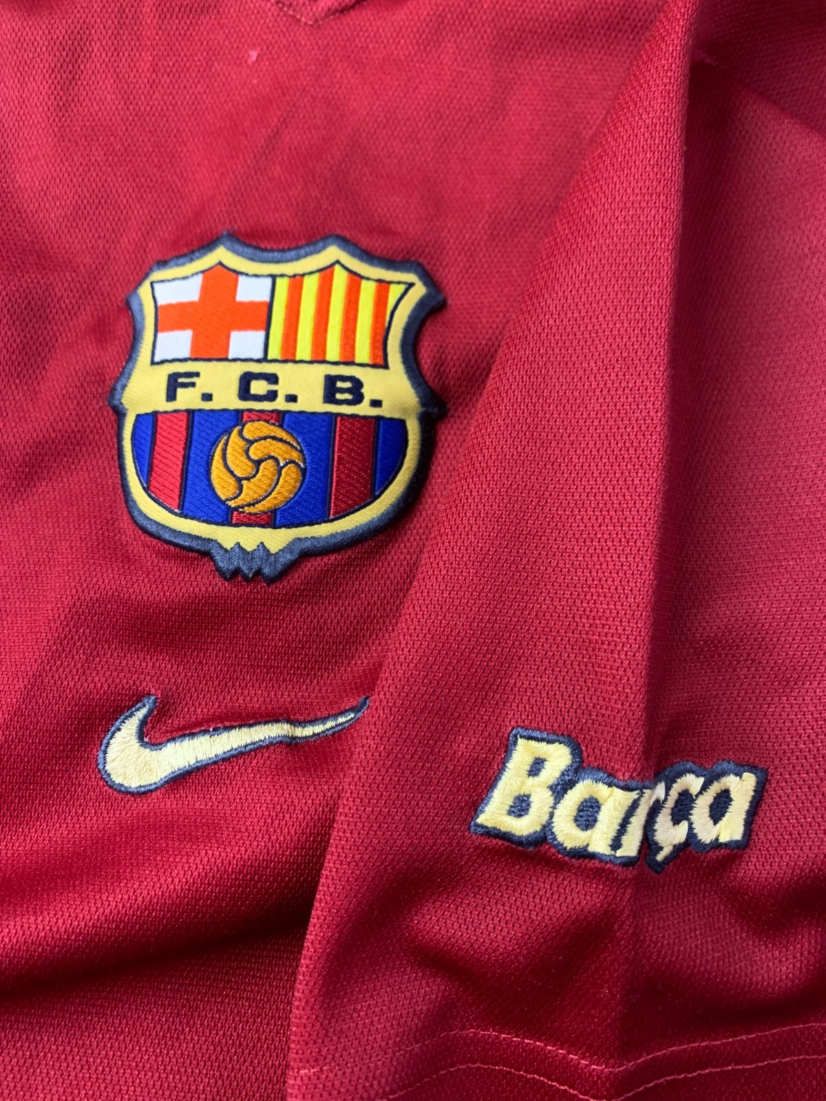 BARCELONA BARCA 1998-1999 VTG FOOTBALL SHIRT JERSEY HOME NIKE ORIGINAL SIZE L thumbnail 4