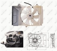 NRF LüFter MotorküHlung 47697 FüR Toyota Yaris 12V 90W Verso Urban Cruiser VAN