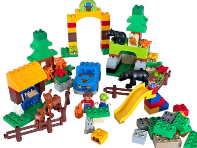 Lego Duplo Zoo Park Waldtiere 10584 - Konvolut Teile Steine sehr guter Zustand
