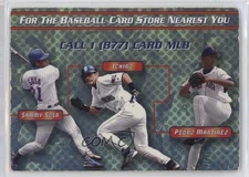 2002 MLBcom Information Card Sammy Sosa Ichiro Suzuki Pedro Martinez HOF 05up