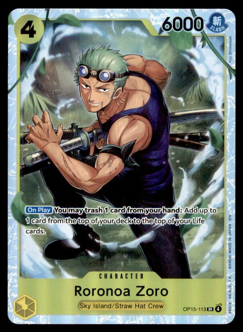 25+ Roronoa Zoro OP15-113 Adventure on Kami's Island for sale