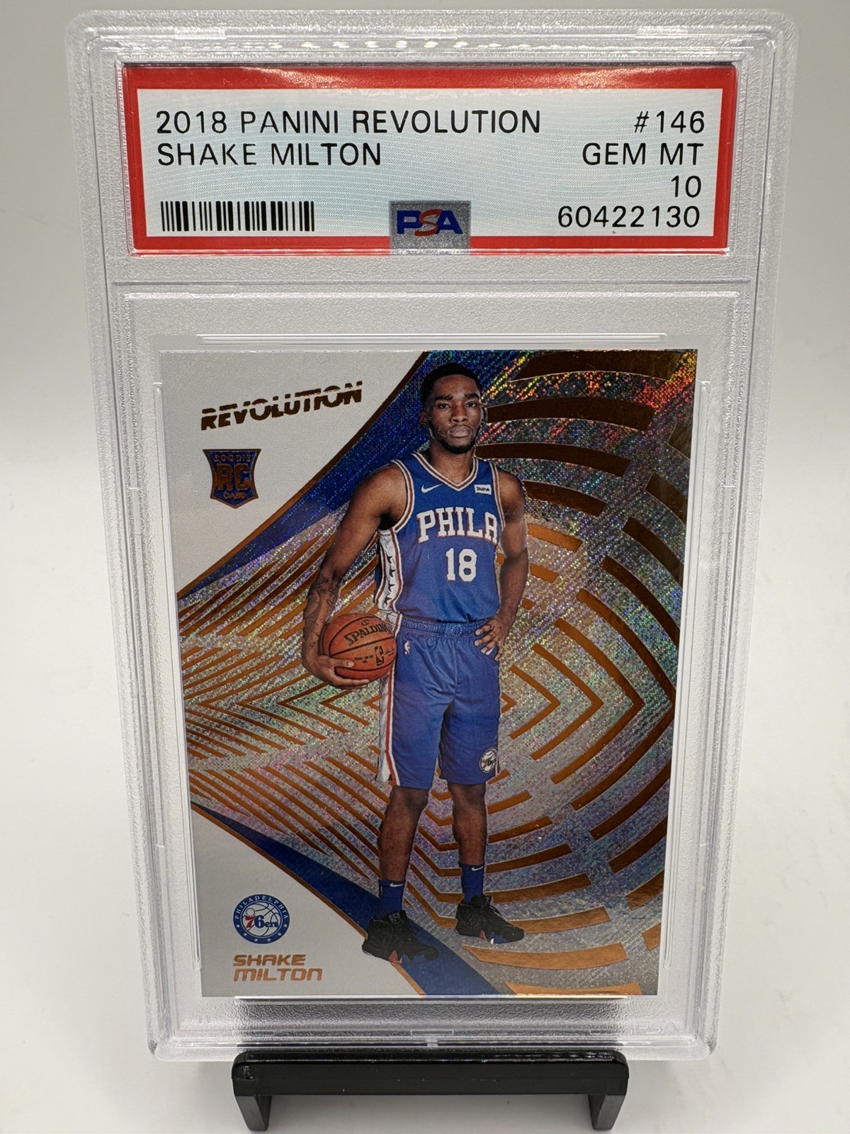Shake Milton 2018-19 Panini Revolution #146 PSA 10 Gem Mint RC Rookie low pop