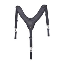 Work Suspenders Tool Belt Suspender with Shoulder Pad Heavy Duty Padded