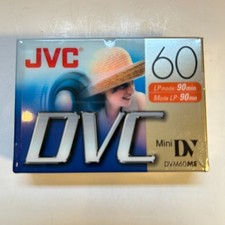 JVC DVC-60 MiniDV Digital Video Cassette NEW Sealed  60 Min SP  Camcorder Tape