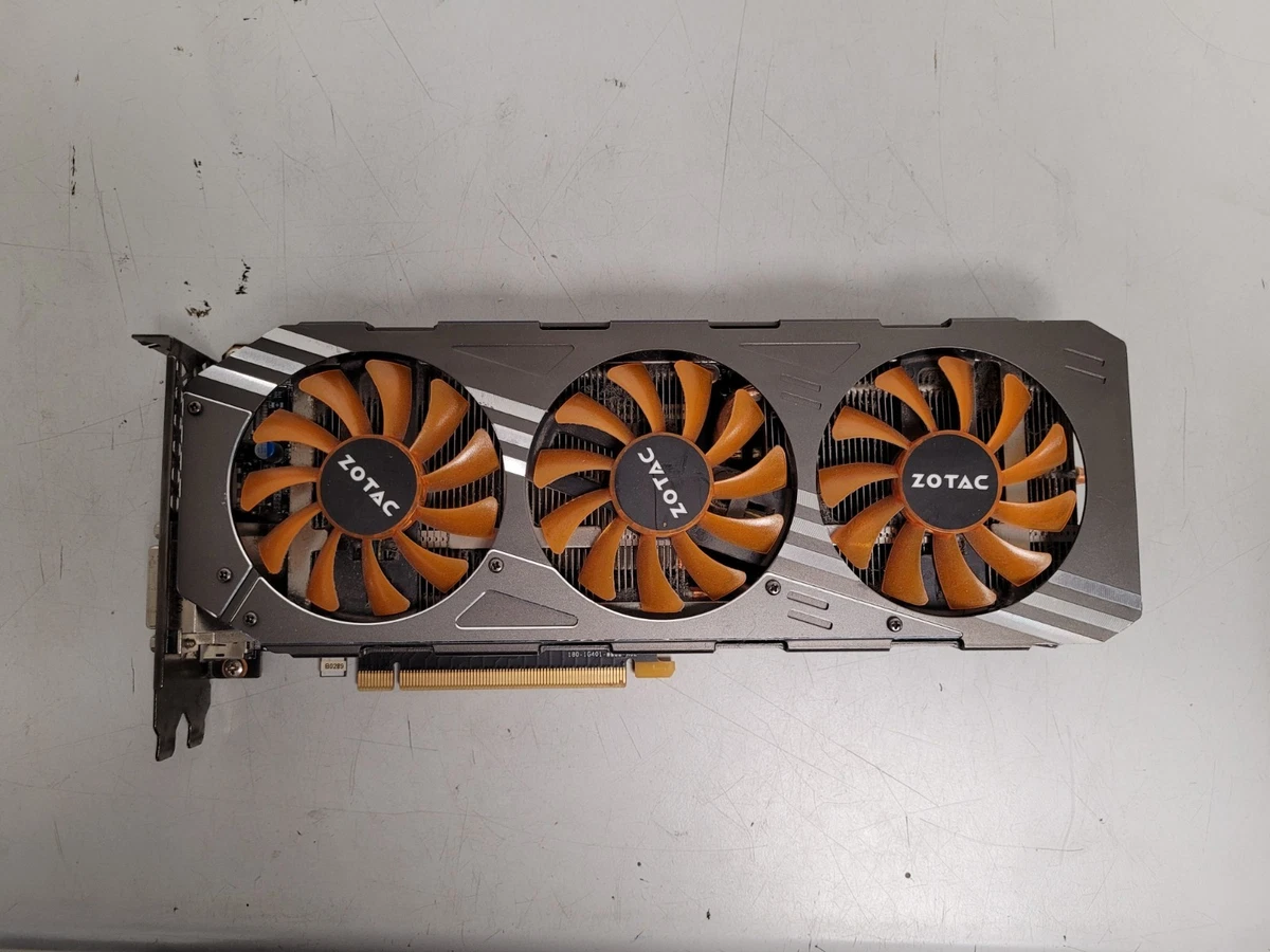 ZOTAC NVIDIA GeForce GTX 980 4 GB Memory Computer Graphics Cards